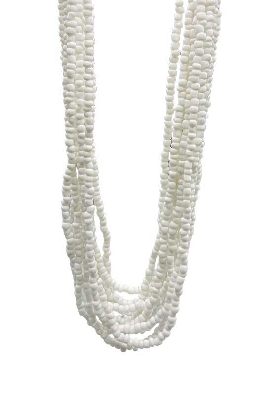 (set of 12) Obatala santeria necklace (image for) (set of 12) Obatala santeria necklace