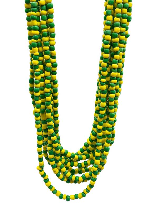 (set of 12) Orula santeria necklace (image for) (set of 12) Orula santeria necklace