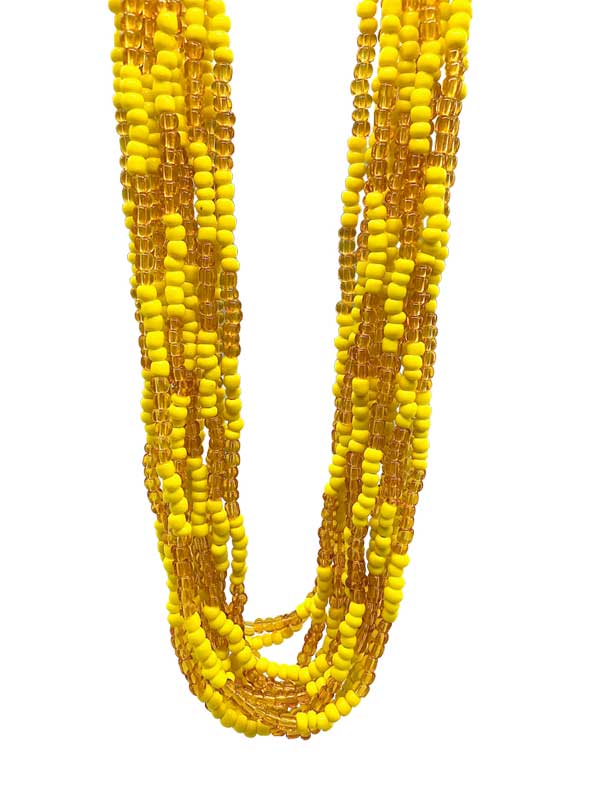 (set of 12) Oshun santeria necklace (image for) (set of 12) Oshun santeria necklace